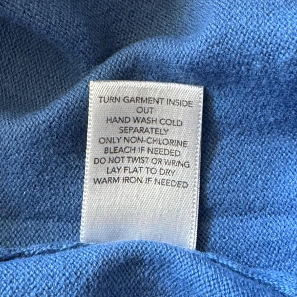 Christopher & Banks Lace Back V-Neck 3/4 Sleeve Button Front Cardigan - Picture 4 of 5